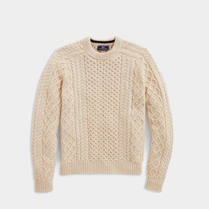 Cable-Knit Fisherman Sweater